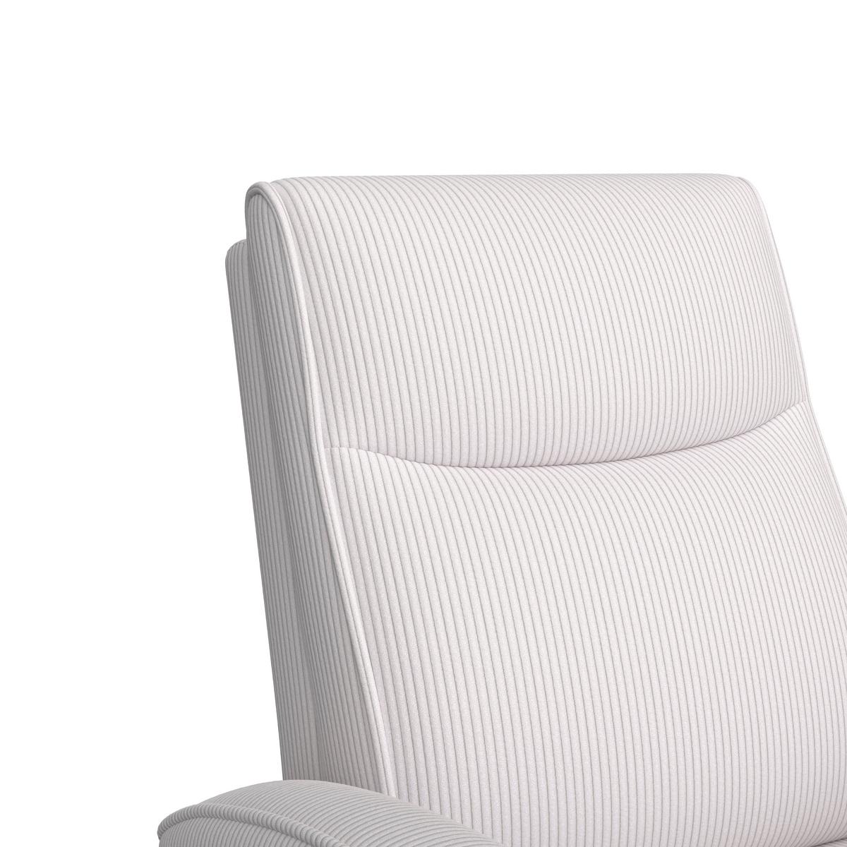 Fotoliu pentru televizor LEON - bej, Basics, plastic/lemn (80/102/96cm) - Ondega