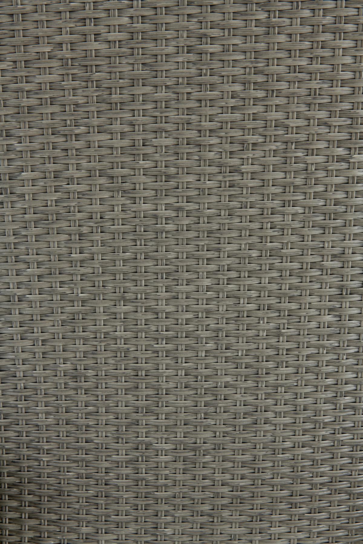 Lounge Garnitura Santander, Siva, 4-Delni Set - siva, Moderno, kovina/umetna masa - Beldano