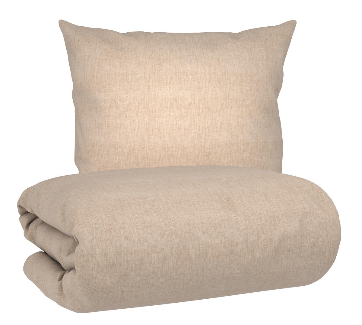 Bettwäsche Ty Beige ca. 200x135cm - Beige, Textil (135/200cm) - Mömax