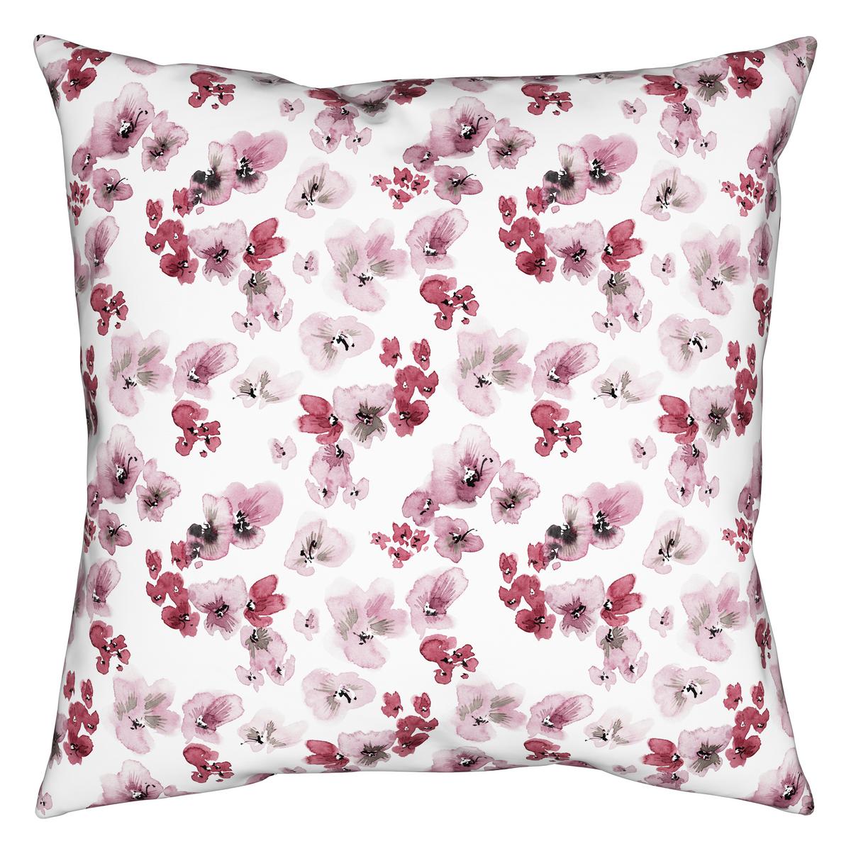 Bettwäsche Bio-Anna Weiß/Mauve ca. 135x200cm - Flieder/Mauve, Natur, Textil (135/200cm) - ecoTree