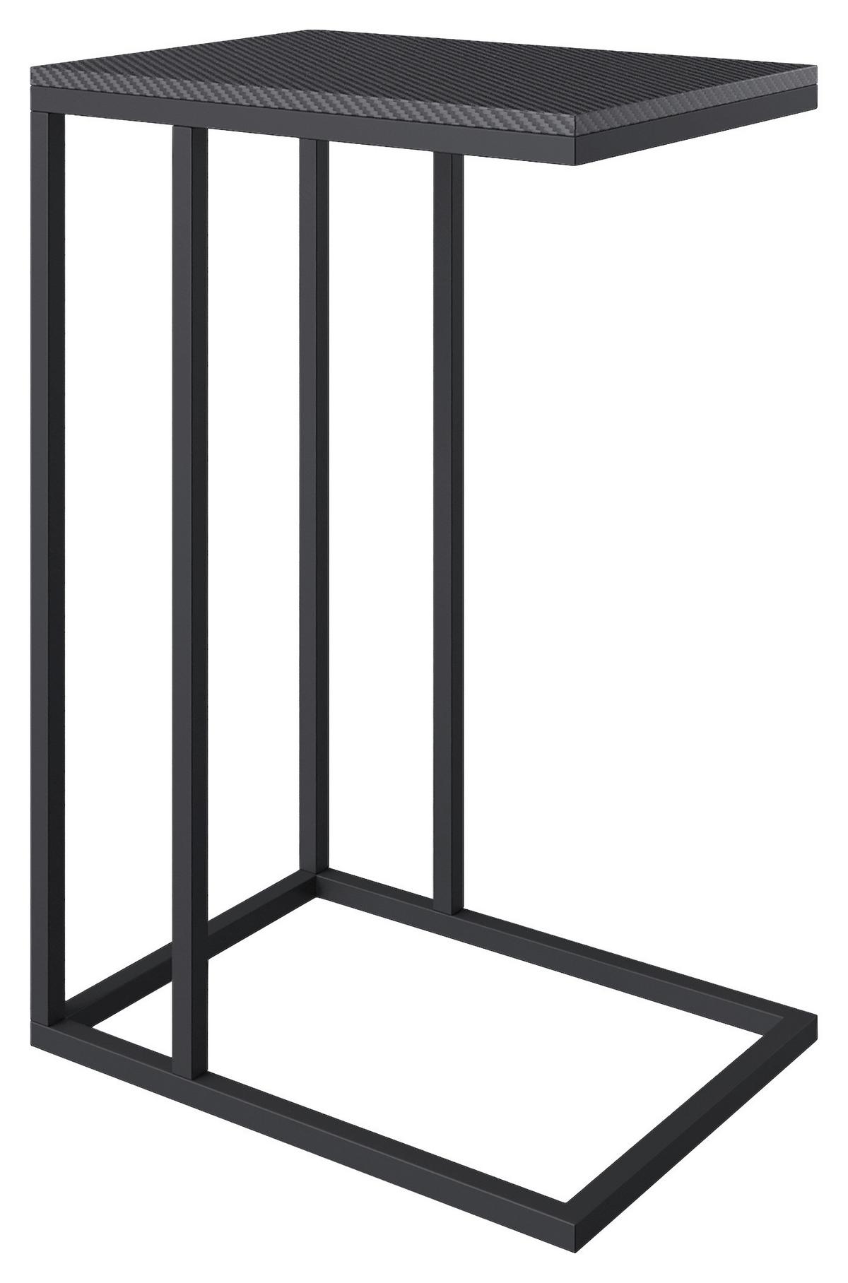 Beistelltisch Minecraft ca. 40x29x60 cm Schwarz - Schwarz, MODERN, Holzwerkstoff/Metall (40/29/60cm) - Minecraft