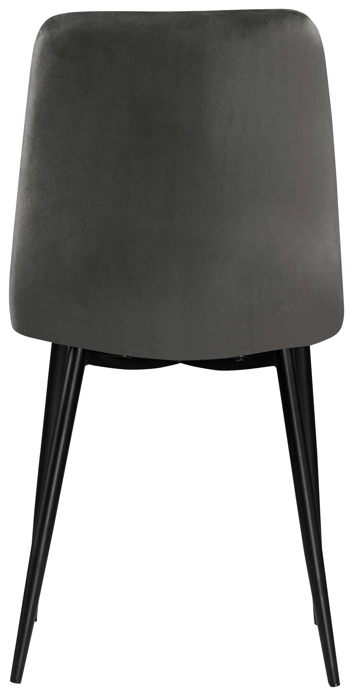 ZESTAW KRZESEŁ JIM    -BOXXX- - ciemnoszary/czarny, Design, metal/tkanina (43/84/56cm) - Boxxx