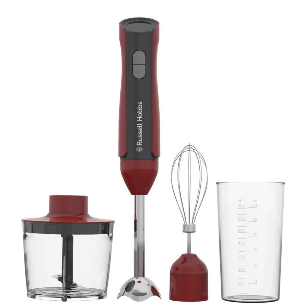 Botmixerszett Russell Hobbs Desire Red - piros, Modern, műanyag (5/41cm) - Russell Hobbs
