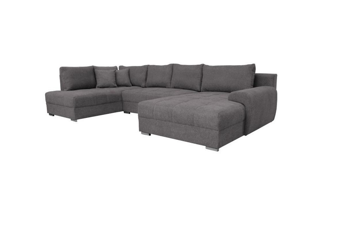 Kutna Garnitura Senso - boje kroma/antracit, Moderno, tekstil/drvo (197/346/183cm) - Modern Living