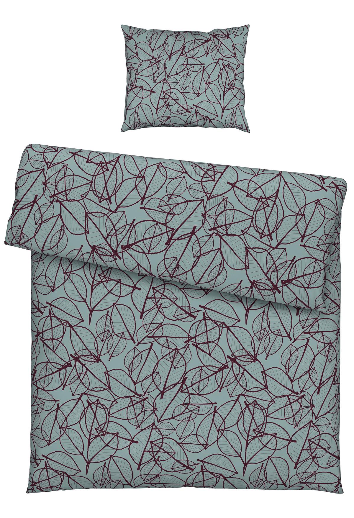 BETTWÄSCHESET BLÄTTERWALD - Grün, Modern, Textil (160/210cm) - Modern Living