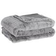 Kuscheldecke Leon Hellgrau 130x180cm - Hellgrau, Textil (130/180cm) - Mömax modern living