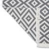 HANDVÄVD MATTA INAYA 2 - vit/antracit, Modern, textil (120/170cm) - Mömax