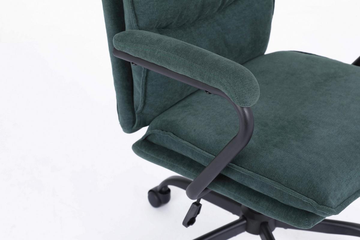 Scaun rotativ MADDOX - verde/negru, Modern, plastic/lemn (63/91-99/62cm) - Mömax