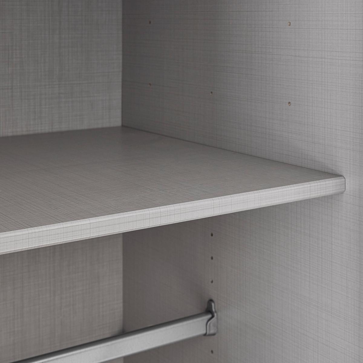 Ormar S Klasičnim Vratima New York - sahara/siva, Konvencionalno, staklo/drvni materijal (90/236/58cm) - Premium Living