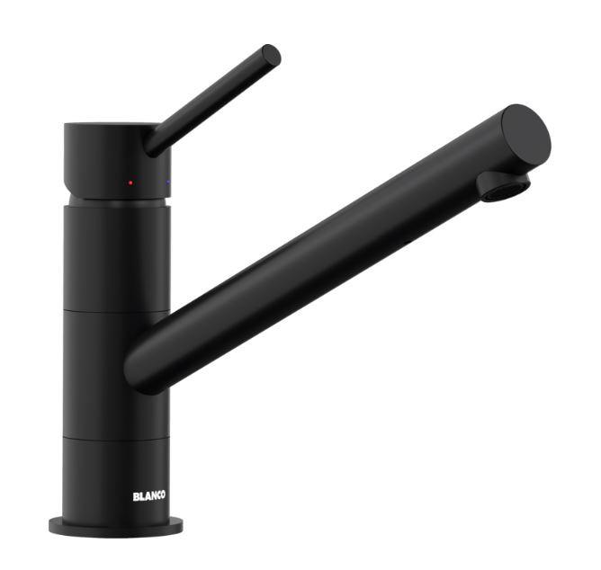 Küchenarmatur Kano, in Schwarz matt - Schwarz, Trend (19,9cm) - Blanco