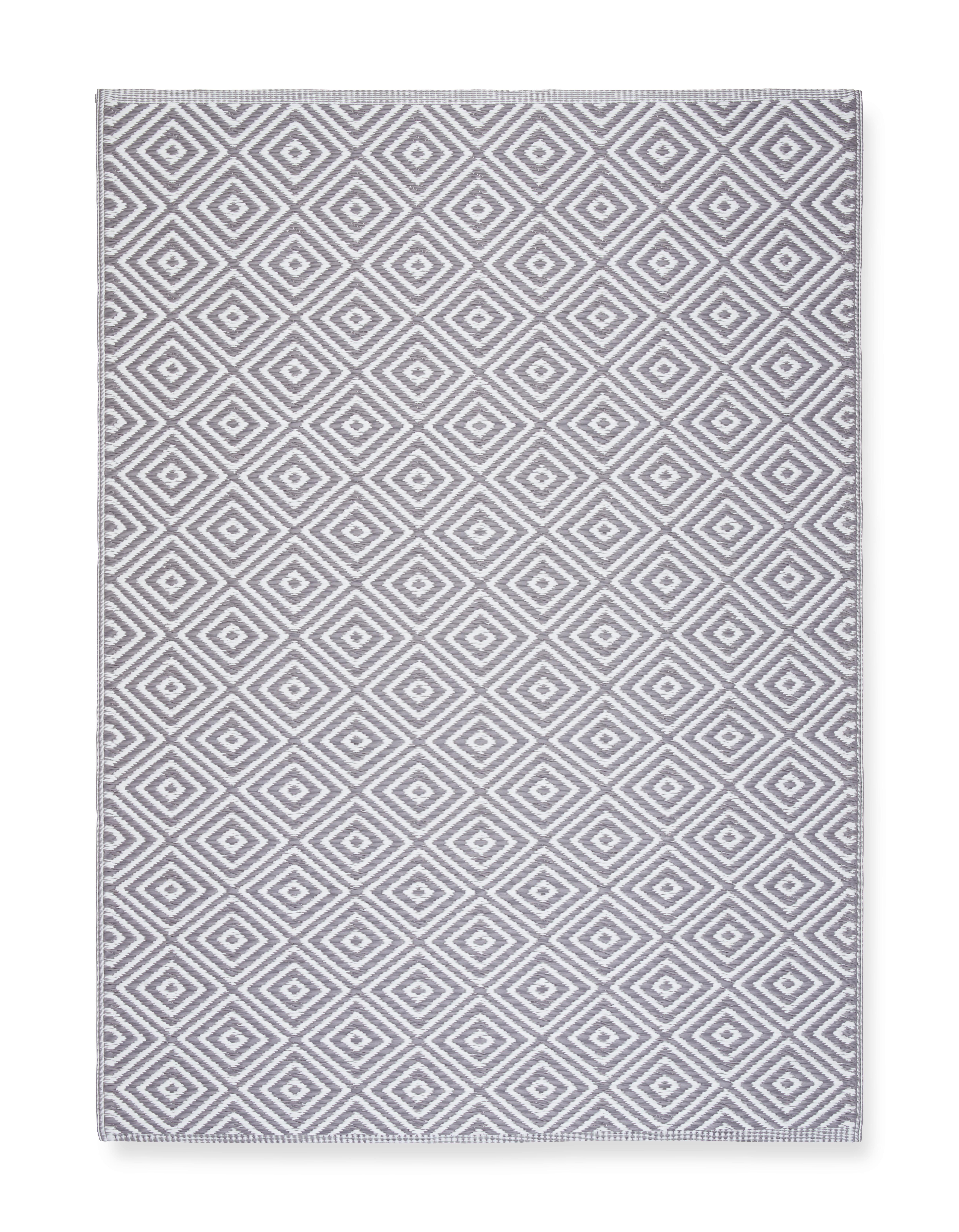 Zunanja Preproga Miami, 120x170cm, Siva - siva, Basics (120/170cm) - Modern Living