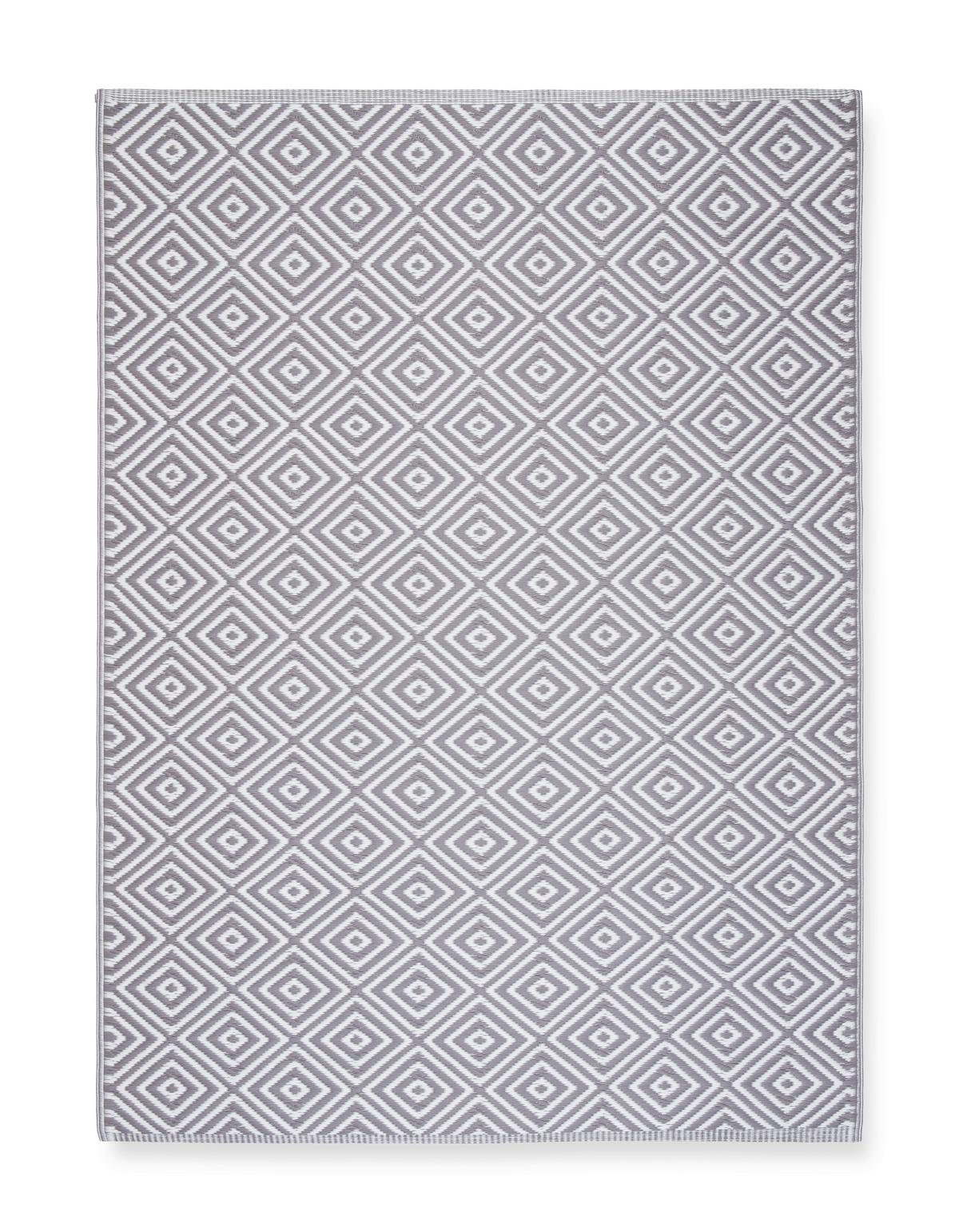 Zunanja Preproga Miami, 120x170cm, Siva - siva, Basics (120/170cm) - Modern Living