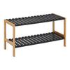 OPEN SCHOENENREK ELSA -SB- - Natuurlijke kleuren/Zwart, Modern, Houtcomposiet/Natuurlijke materialen (70/36/30cm) - Mömax