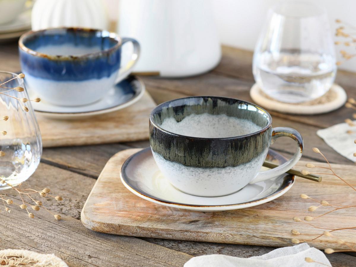 Set Skodelic Cascade Mix, 8-Delni - večbarvno, Basics, keramika - Creatable