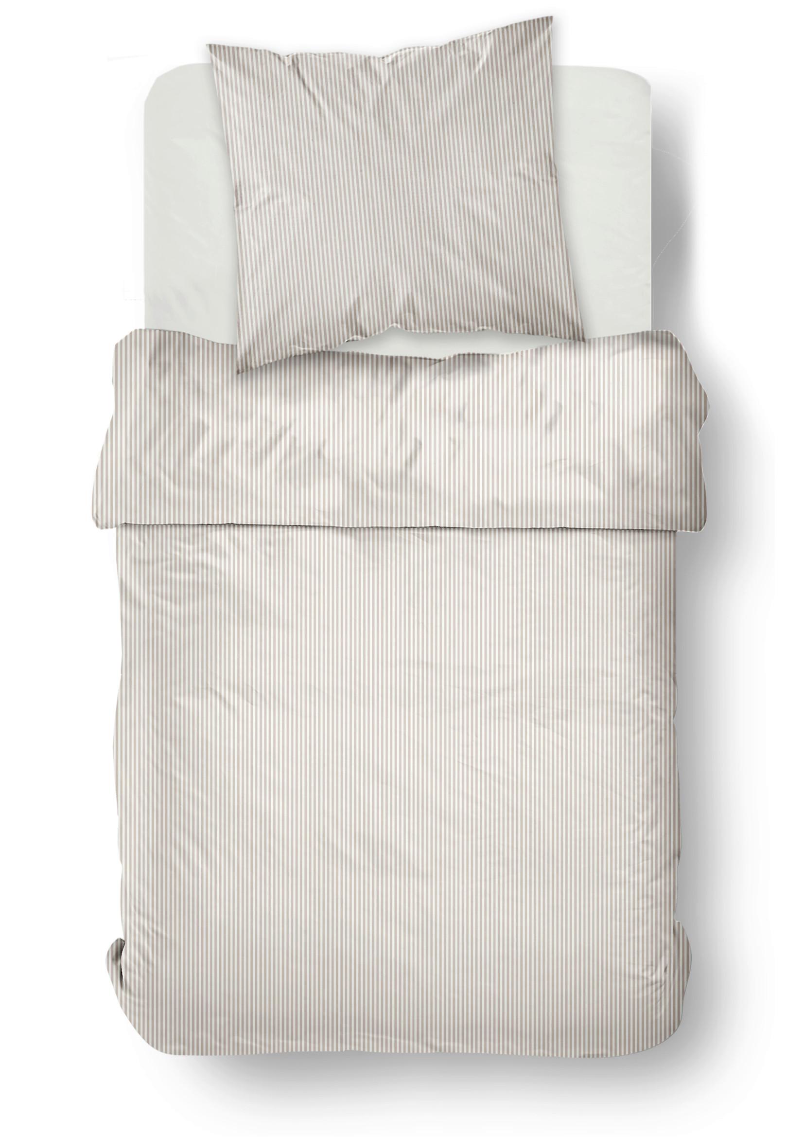 Posteljnina Jamie - svetlo rjava, tekstil (140/200cm)