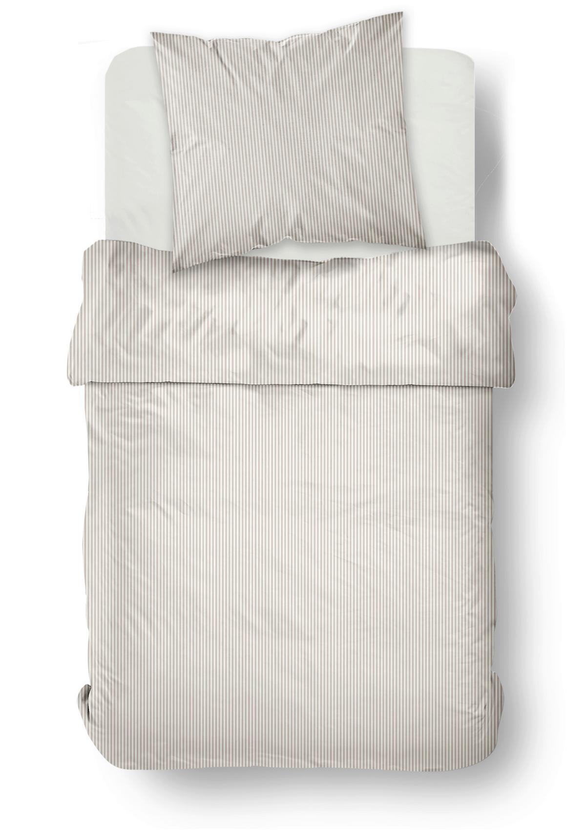 Posteljnina Jamie - svetlo rjava, tekstil (140/200cm)