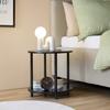 BORDSLAMPA LISA - grå, Modern, glas/keramik (16,5/15/21,5cm) - Mömax