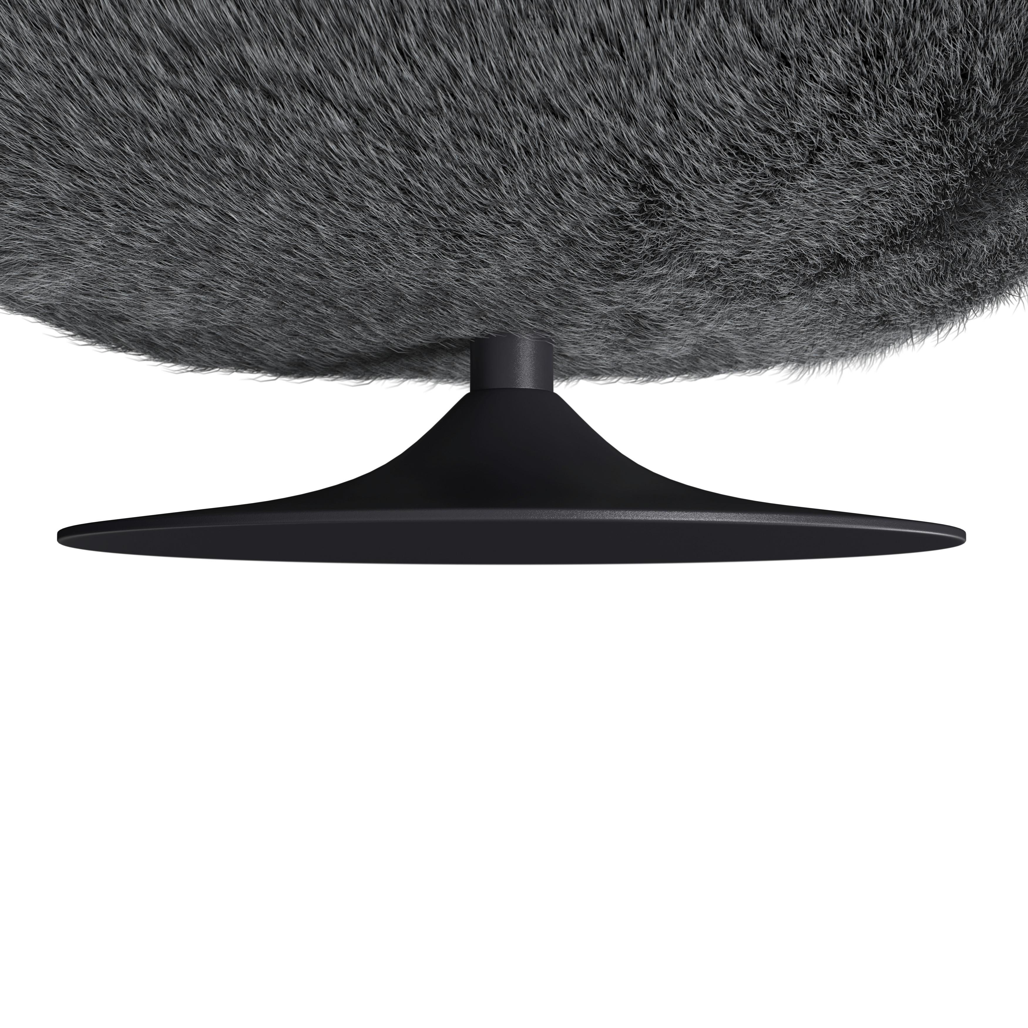 RELAXFÅTÖLJ LEO - vit/svart, Modern, metall/textil (96/78/93cm) - Bessagi Home
