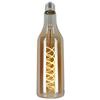 LED-LJUSKÄLLA FLASCHE - bärnstensfärgad, Romantik / Lanthus, metall/glas (7,5/27,5cm) - Mömax