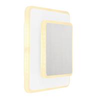 Stenska Led-svetilka Many, S Sijalko - barve niklja/opal, Basics, kovina/umetna masa (20/5,5/17cm) - Globo