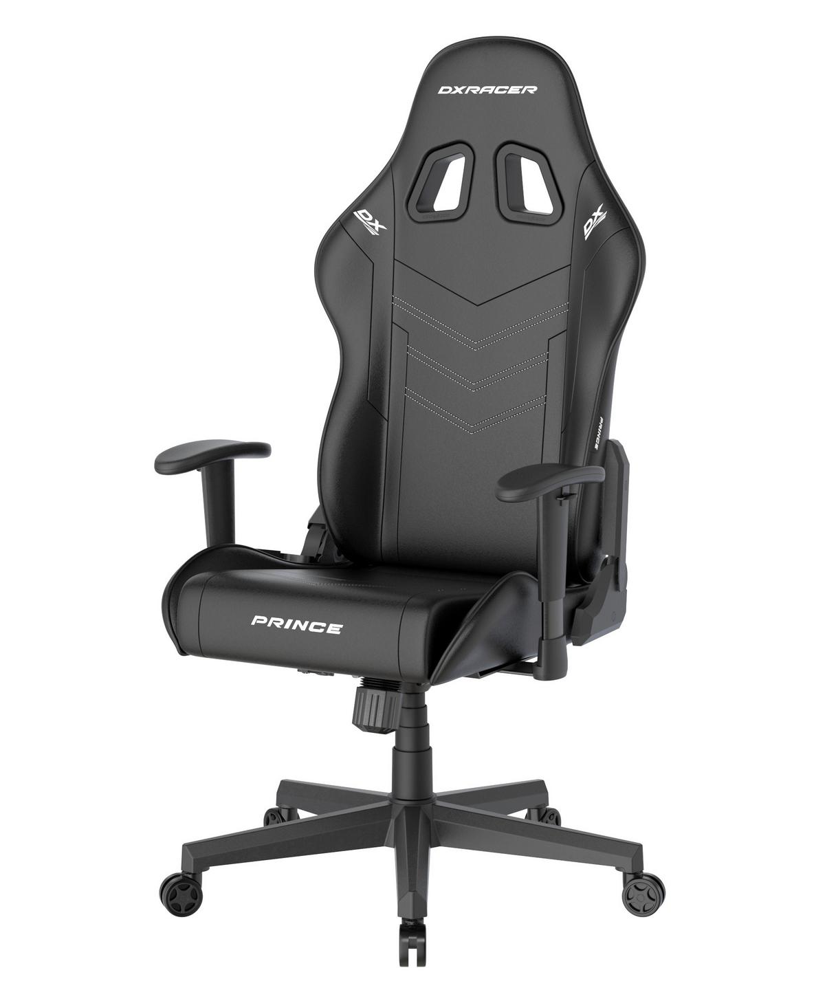 Gamingstuhl Prince Schwarz - Schwarz/Weiß, KONVENTIONELL, Kunststoff/Textil (70/132/70cm) - Dxracer