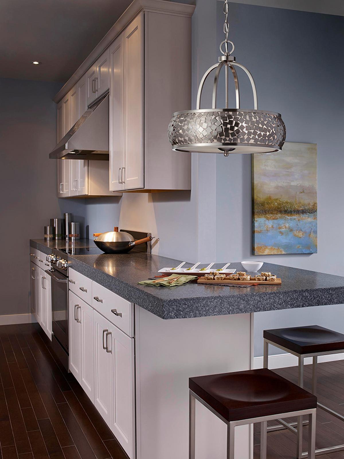 Luster Zara Fe-Zara4 - boje oplemenjenog čelika, Design, staklo/metal (48.3/56.4cm) - Elstead Lighting