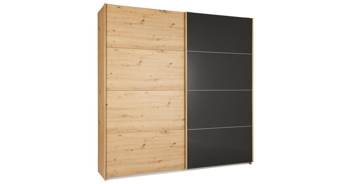 Dulap Usi Culisante Quadra 226/229/63 cm culoare lemn stejar
