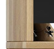 CD-Regal Elementa in Nussbaumfarben - Nussbaumfarben, Basics, Holzwerkstoff (21/97,4/20cm)