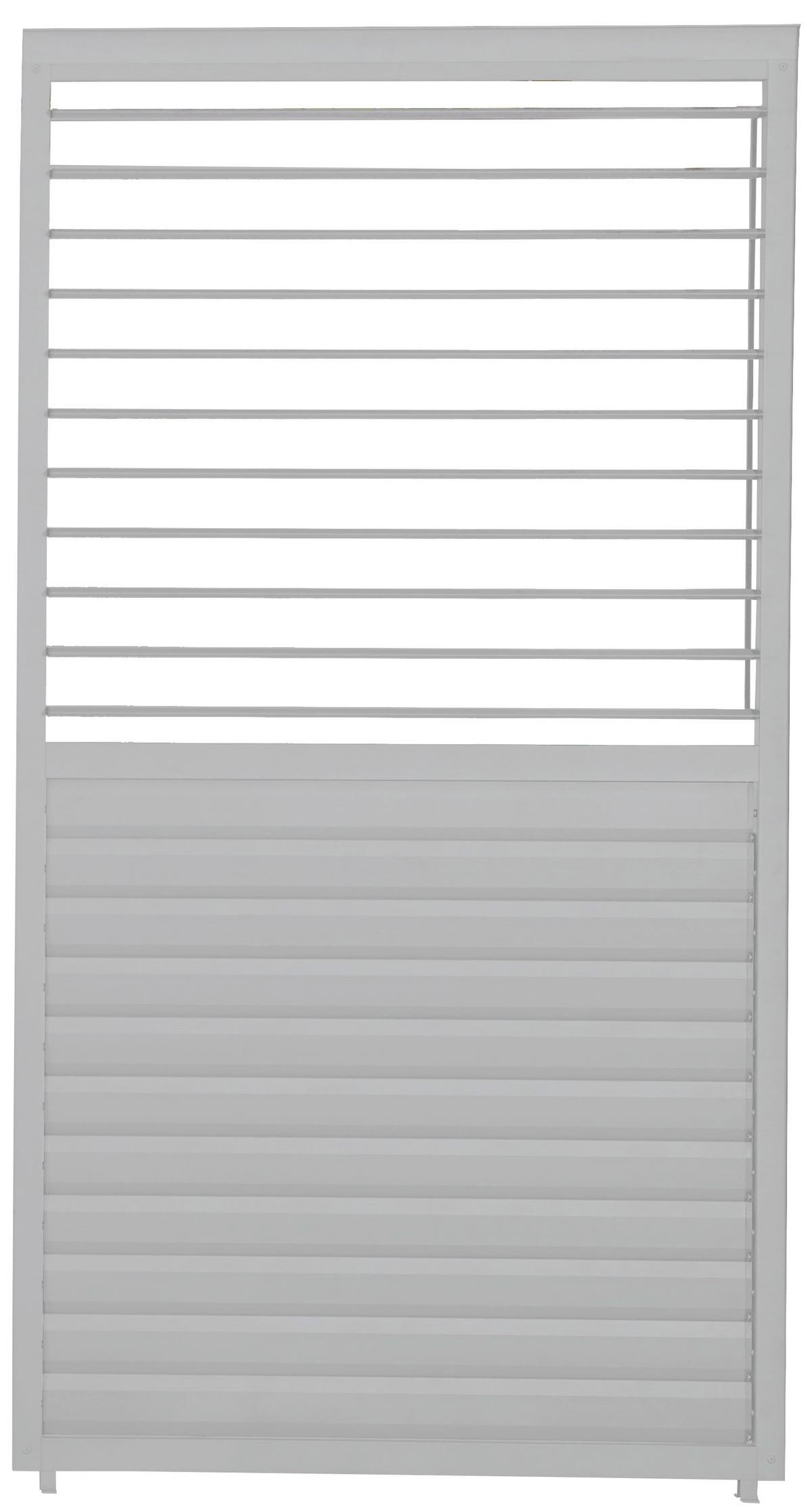 PERGOLA 111 SHUTTER WALL WEIß 123 - Basics (123/240/10cm) - Gardenson