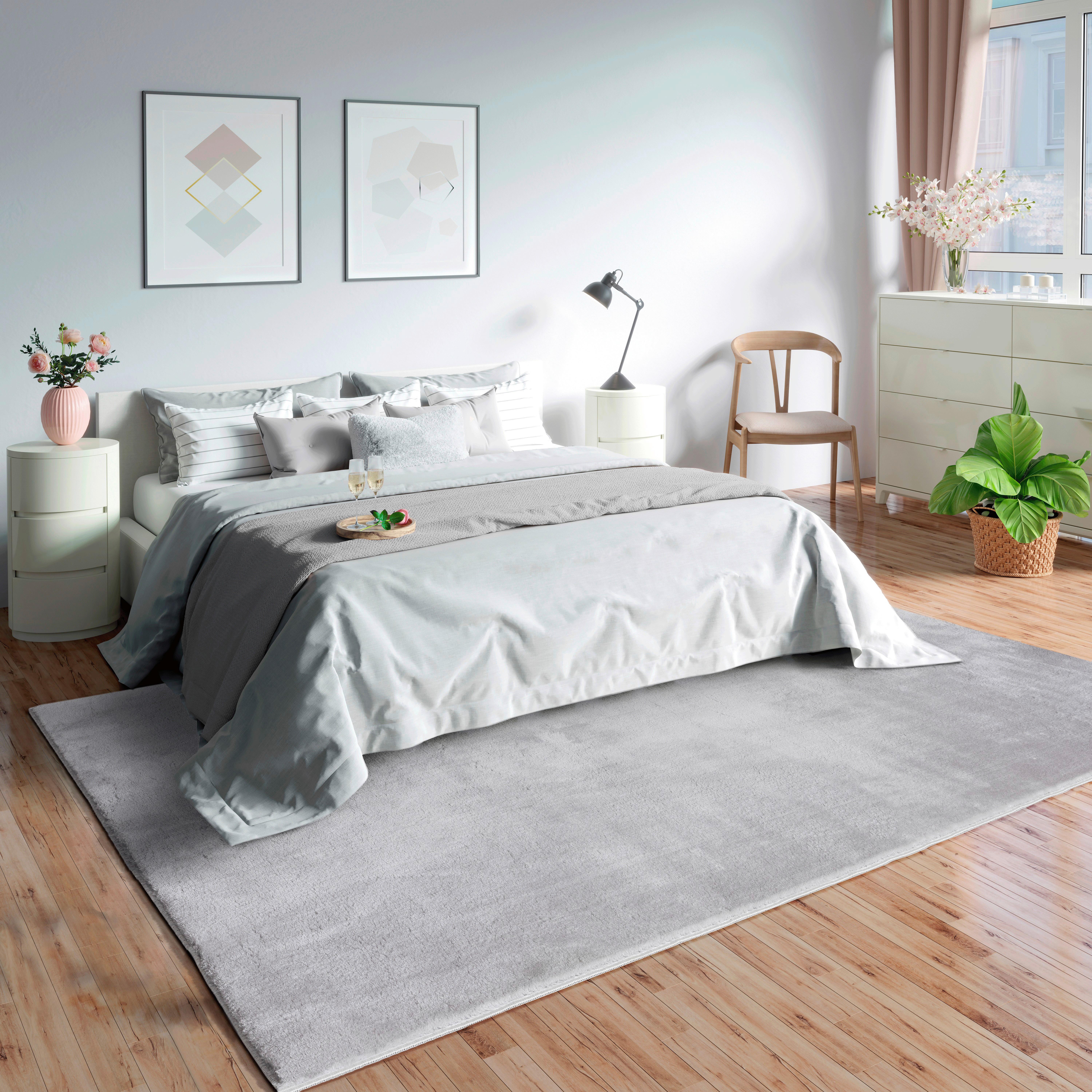 Läufer Loft Grau ca. 80x300cm - Grau, KONVENTIONELL, Textil (80/300cm)