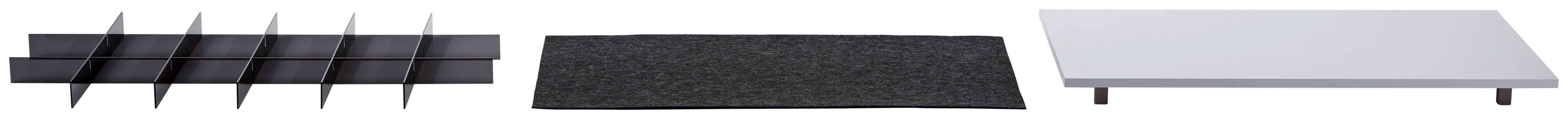 Razdelilni Vložek Za Predal Unit, 78 X 41 Cm - antracit, Moderno, umetna masa (77,7/41/4,4cm) - Mömax