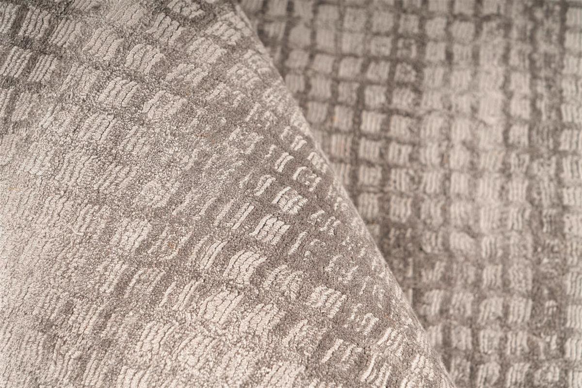 LÄUFER BRIDGET 125 SILBER - Silberfarben, Konventionell, Textil (80/150cm) - Kayoom