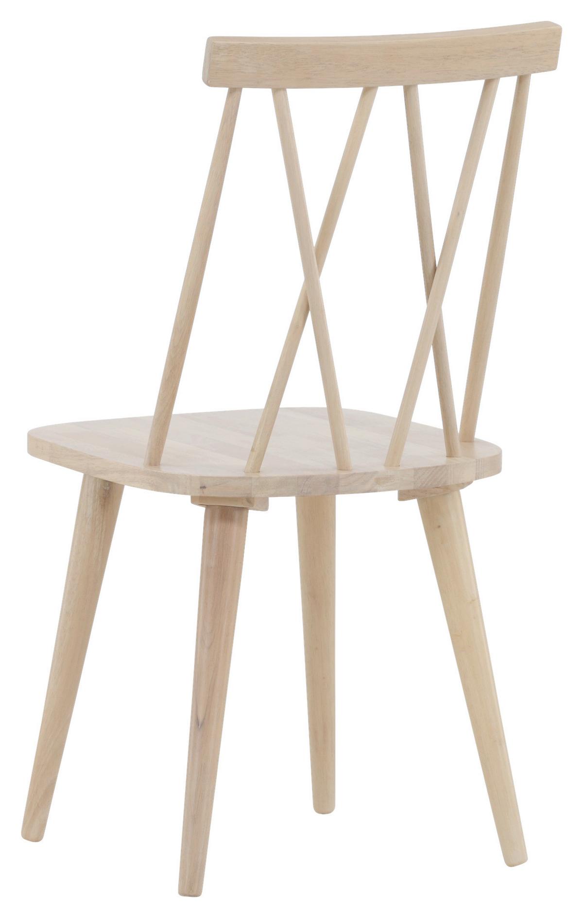 STUHL-SET MARIETTE - Weiß, Design, Holz (43/88/50cm) - Livetastic