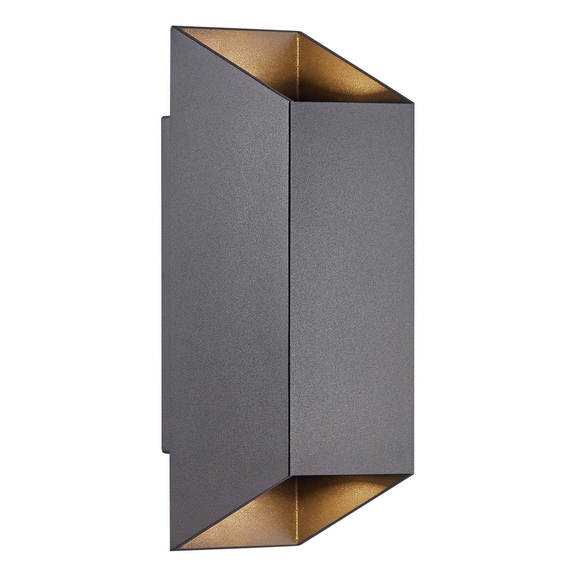 KINKIET ZEWNĘTRZNY 2218221003 NICO SQUARE - czarny, Design, metal (8/23.5/9.5cm) - Nordlux