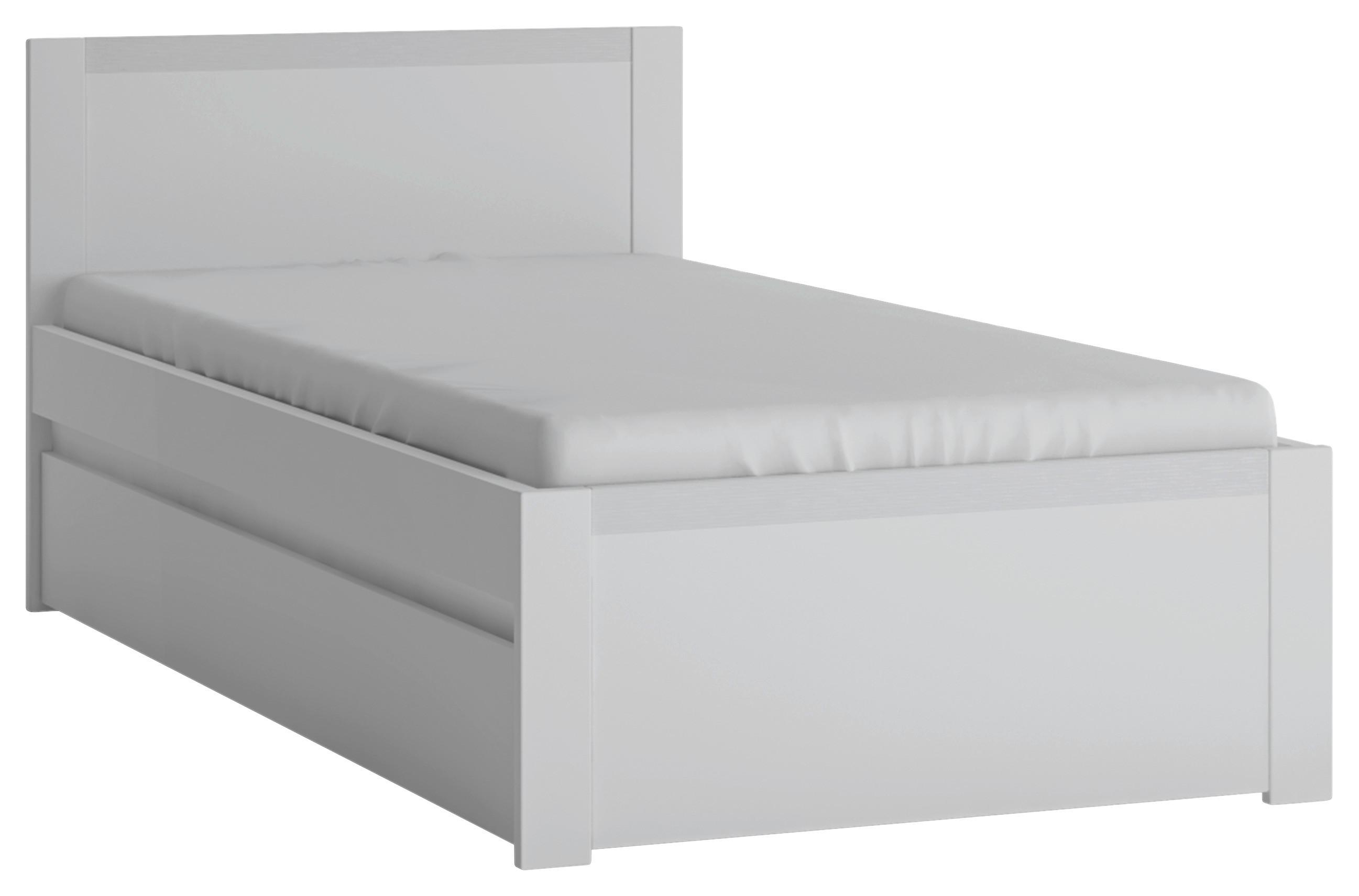 Krevet Novi - bijela/crna, Moderno, drvni materijal/plastika (90/200cm) - Premium Living