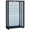 Hängevitrine Vitrosa ca. 59x91x18 cm Schwarz - Schwarz, MODERN, Glas/Holzwerkstoff (59/91,3/18cm) - MID.YOU