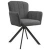 STOL MED ARMSTÖD NORA - grå/svart, Modern, metall/trä (61/87/65cm) - Premium Living