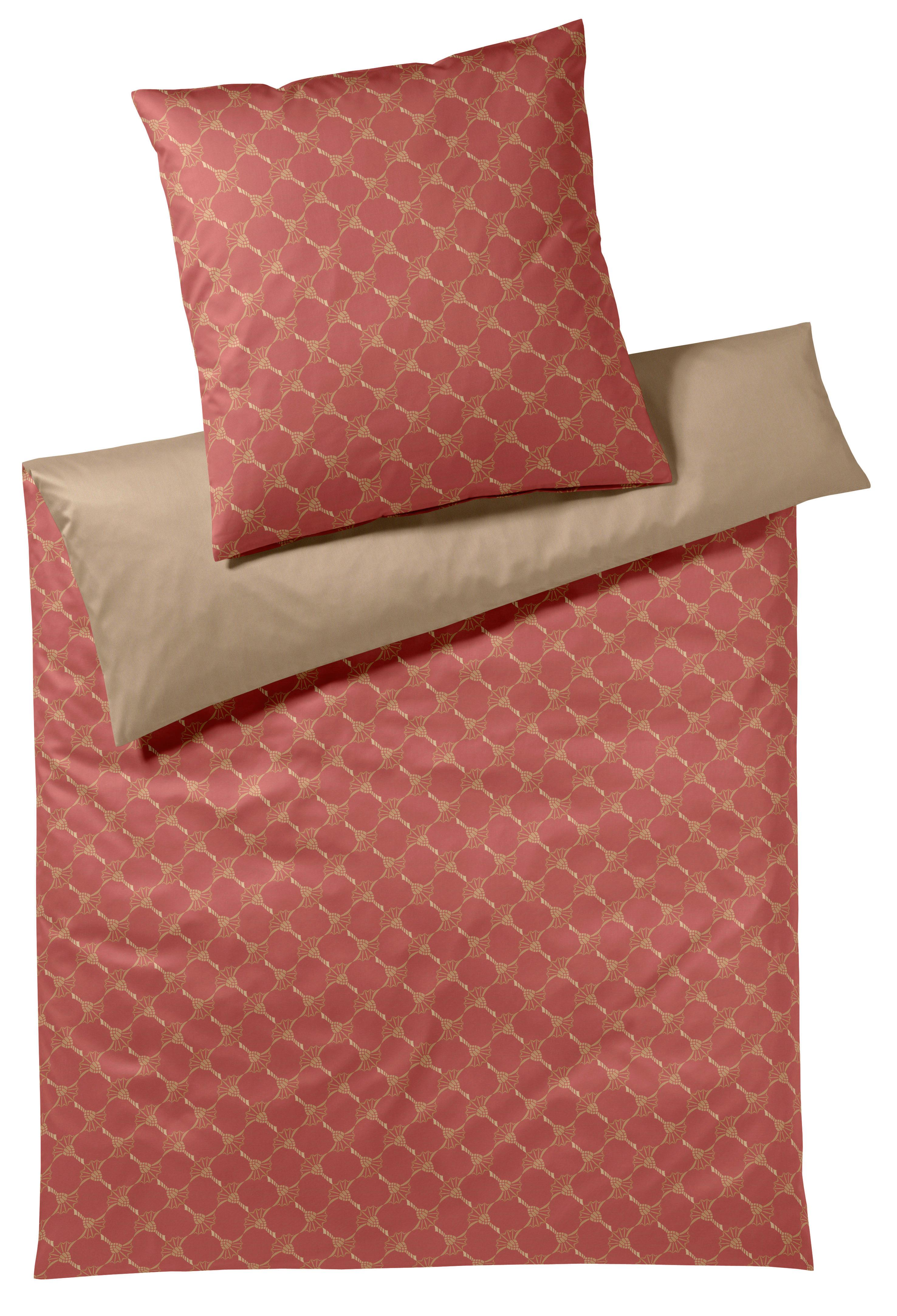 POŚCIEL DWUSTRONNA JOOP! CORNFLOWER DOUBLE - czerwony, Design, tkanina (135/200cm) - Joop!