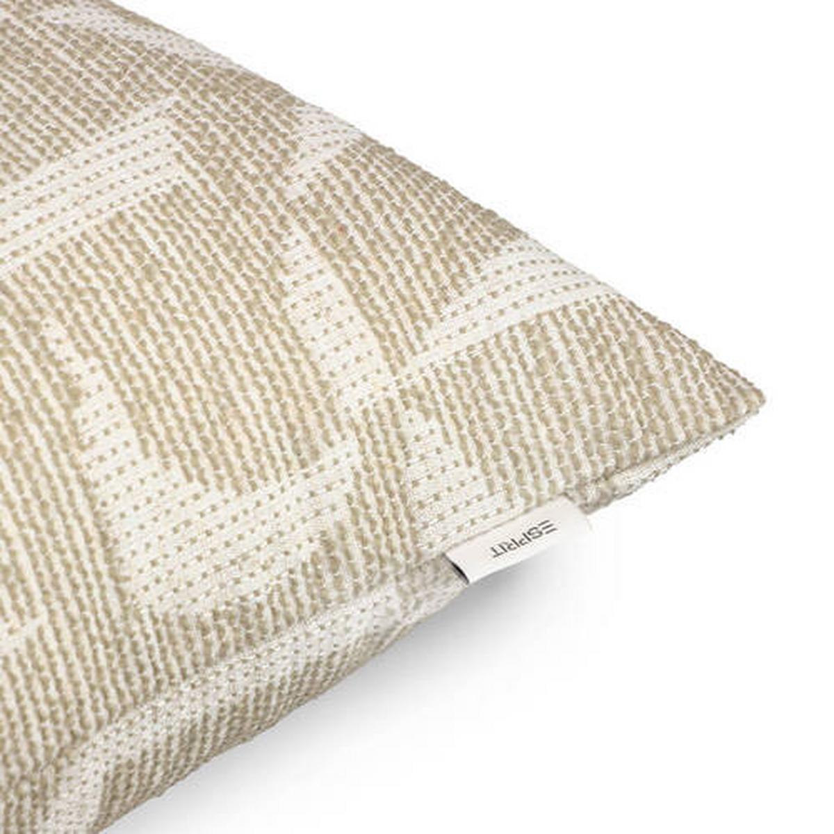 POSZEWKA NA PODUSZKĘ E-COSMO - beżowy/kolor naturalny, Basics, tkanina (45/45cm) - Esprit