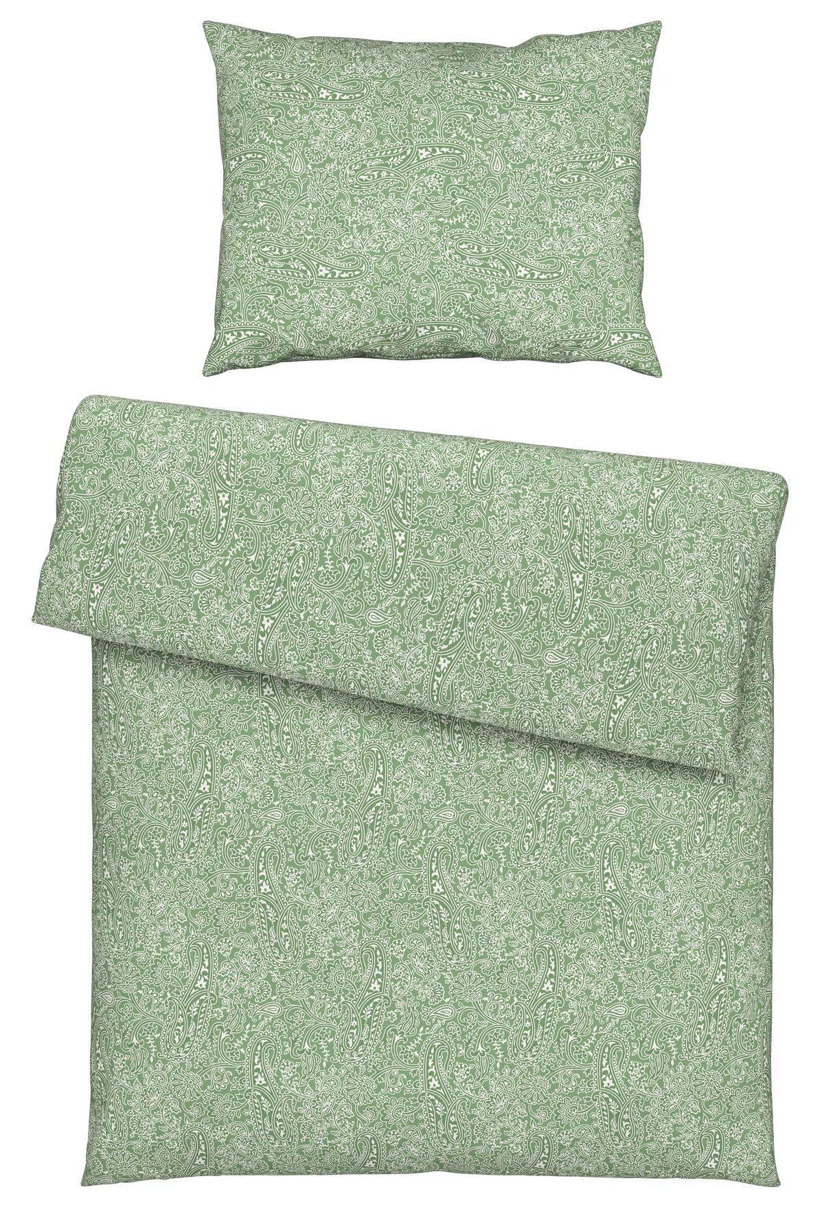 Ágyneműhuzat-garnitúra Layla - zöld, Konventionell, textil (140/200cm) - Modern Living