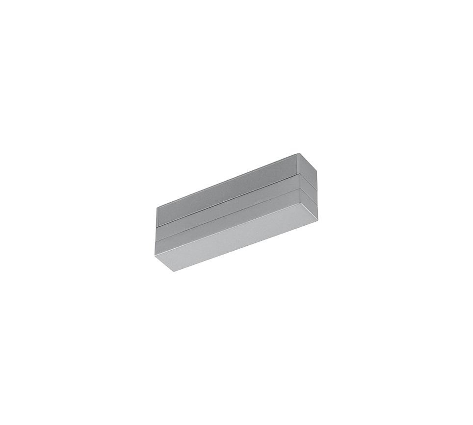 Schienensystem-Einspeiser Duoline Titanfarben - Titanfarben, Design, Kunststoff (13,5/3/5cm) - Trio Leuchten