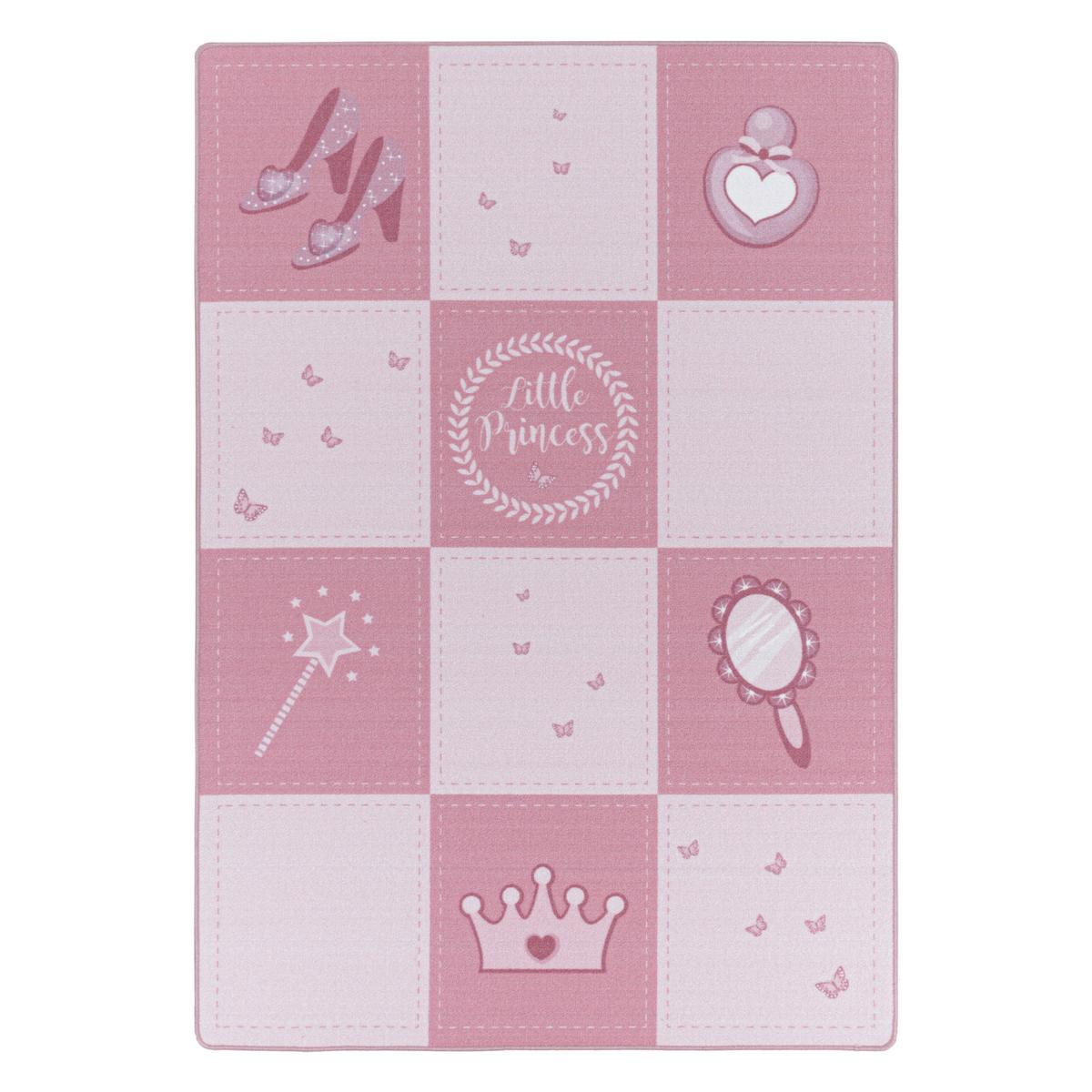 Dječji Tepih Play  160/230cm - pink, Basics, tekstil (160/230cm)