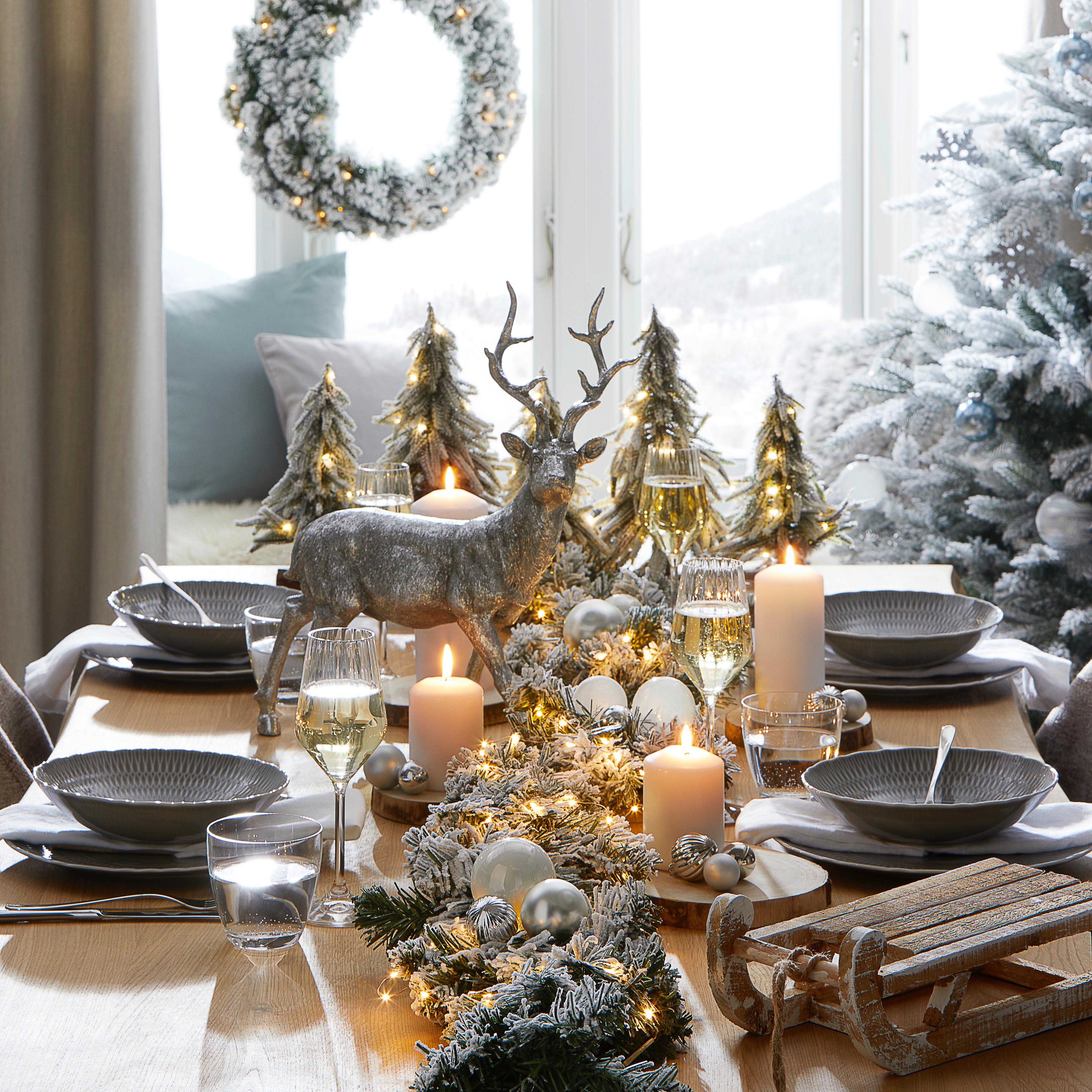 GIRLANDA 680468 - zielony/biały, Lifestyle, tworzywo sztuczne (25/270cm) - X-Mas