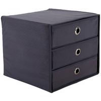 Predalnik Lisa New, Siva - siva, Moderno, karton/tekstil (32/31,5/32cm)