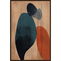 Keilrahmenbild Lotta ca. 60x90cm - Dunkelbraun/Beige, MODERN, Holzwerkstoff/Kunststoff (60/90cm) - Premium Living