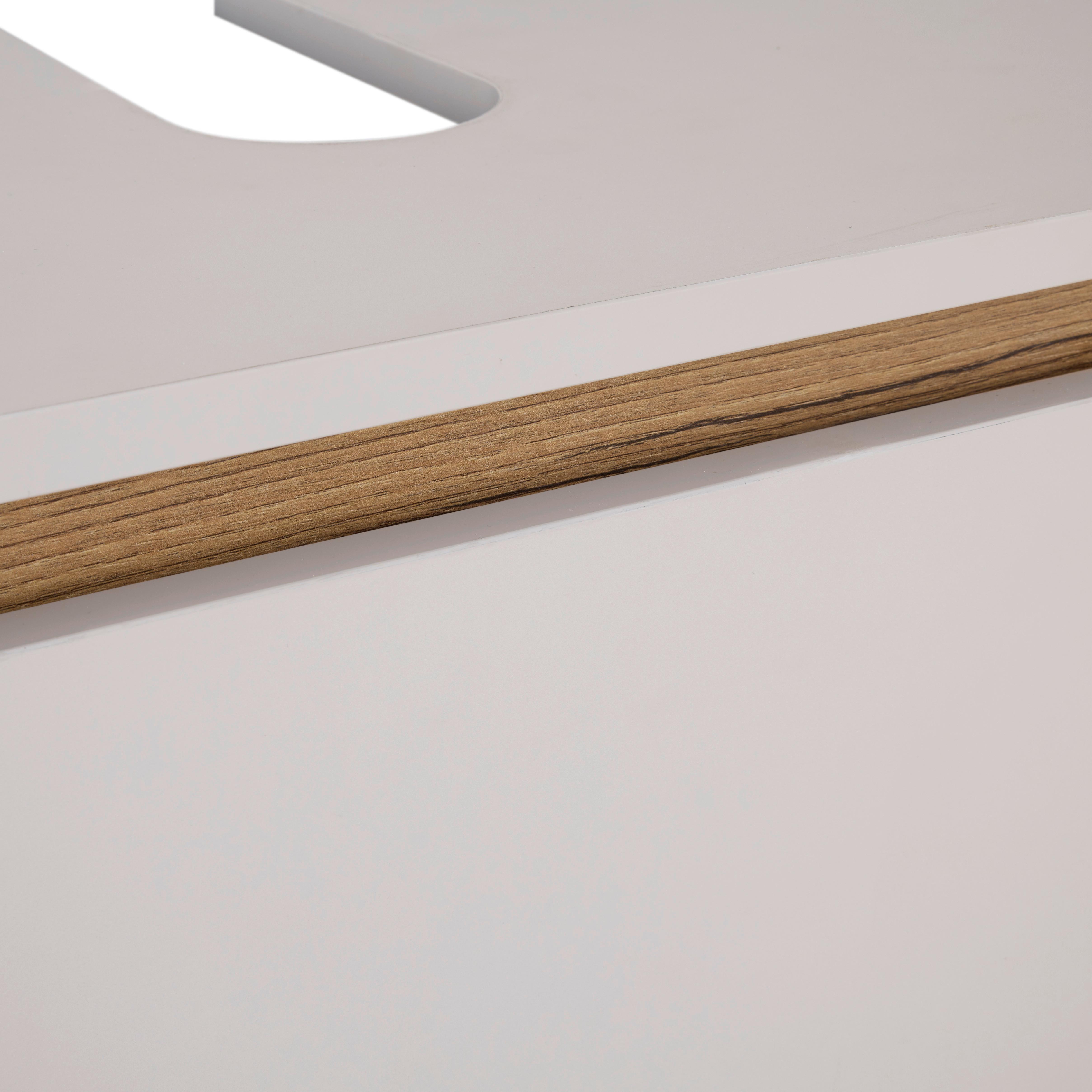 TVÄTTSTÄLLSUNDERSKÅP MALLORCA -EXKLUSIV- - svart/kashmir, Modern, trämaterial (70/60/40cm) - Based