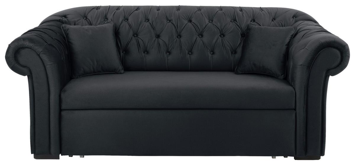 CANAPEA EXTENSIBILĂ CUPIDO - antracit, Design, textil (213/86/99cm) - Mömax