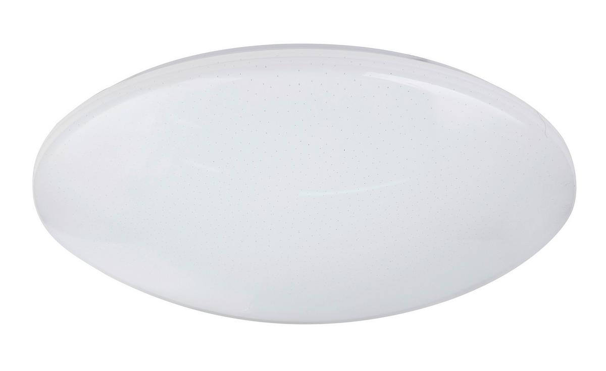Stropna Led-svetilka Atreju I, S Sijalko - bela/opal, Basics, kovina/umetna masa (50/12cm) - Globo