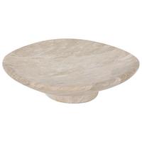 Dekotablett Sandy Beige - Beige, Keramik (17/4,3/15,7cm) - Mömax
