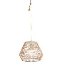 ZEWNĘTRZNA LAMPA WISZĄCA NATURE SISINE LUMSIHXNW - kolor naturalny, Natur, materiały naturalne (40/30.5cm) - Newgarden